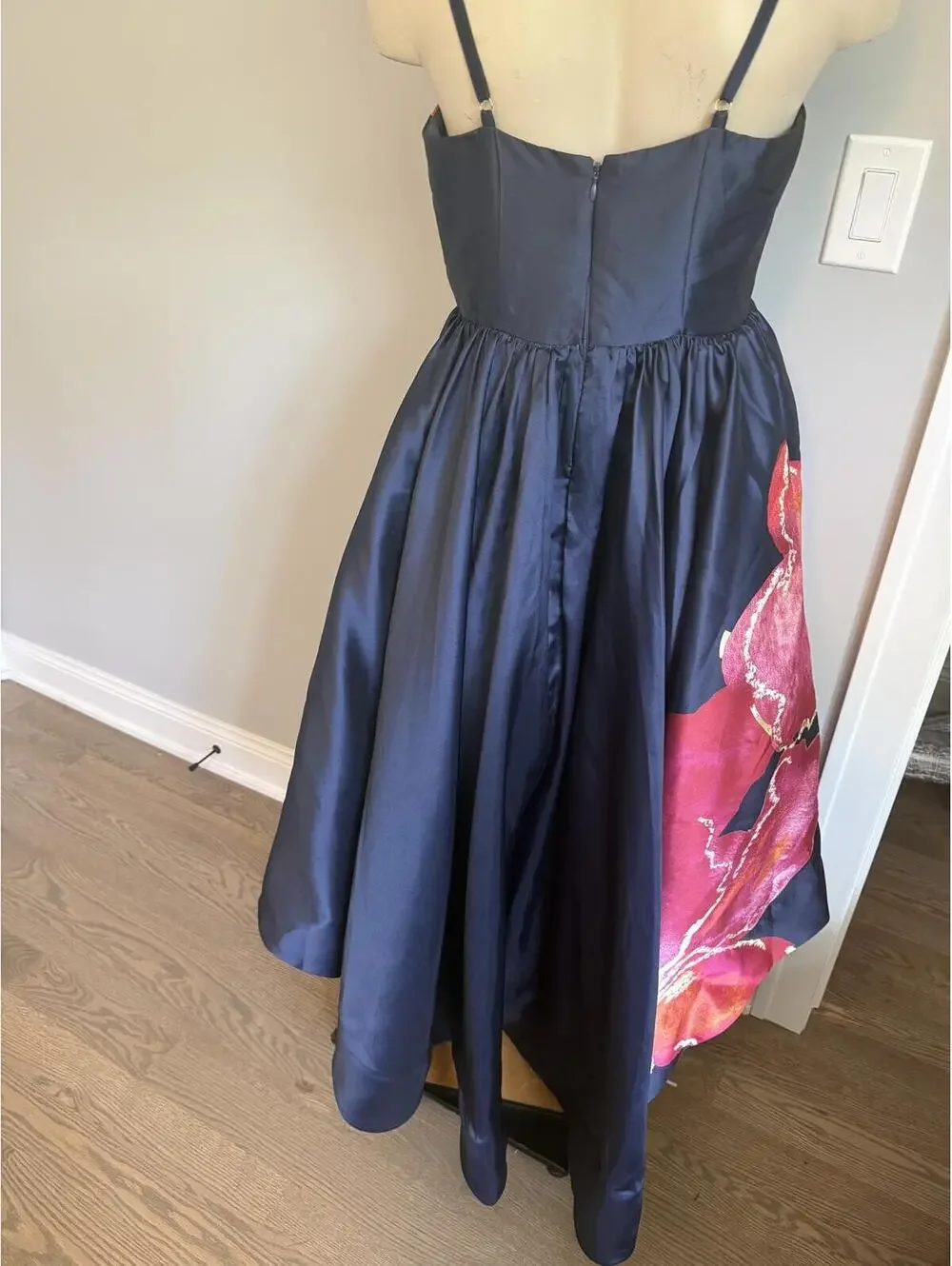 Hutch Shyloh Floral Mikado High Low Gown - Picture 13 of 16